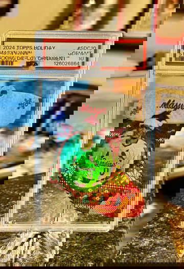 2024 Topps Holiday MASYN WINN RC Die-Cut Stocking Ornament Rookie PSA 10 GEM