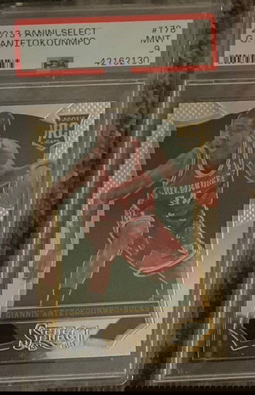 Giannis Antetokounmpo 2013 Panini Select RC #178 PSA 9