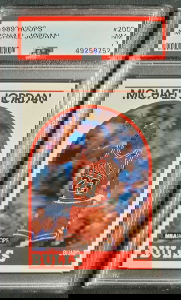 1989 Hoops Michael Jordan PSA 7