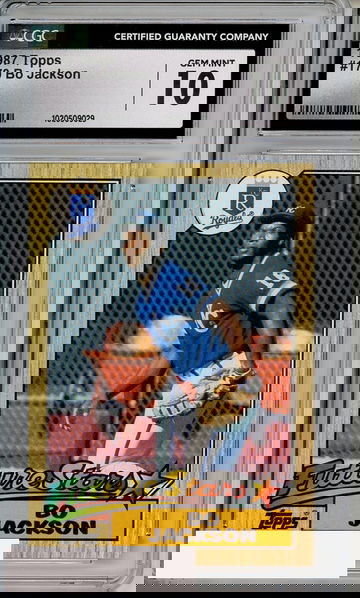 1987 TOPPS BO JACKSON #170 CGC 10 GEM MINT RC ROOKIE
