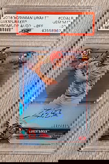 Luken Baker Refractor Auto PSA 10