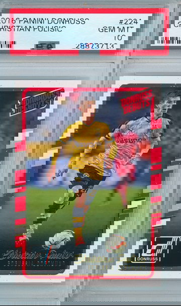 Christian Pulisic 2016 Donruss PSA 10