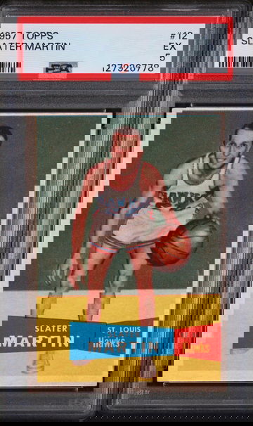 1957 Topps Slater Martin #12 PSA 5