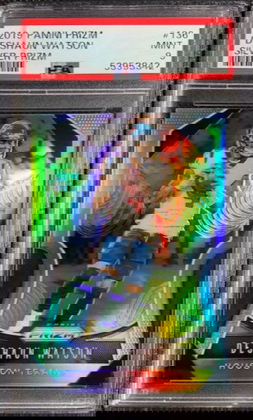 2019 Panini Prizm Silver Deshaun Watson #136 PSA 9 MINT Houston Texans 