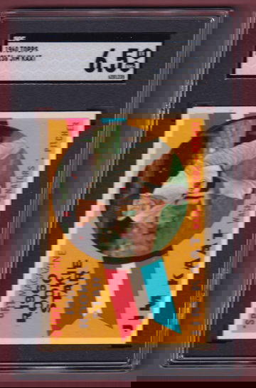 1960 Topps #136 Jim Kaat Rookie Star SGC 6.5