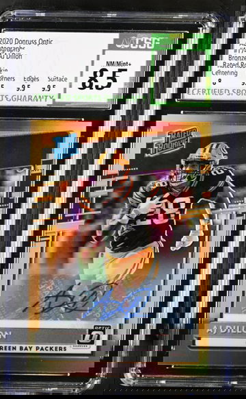 2020 OPTIC AJ DILLON BRONZE AUTO RATED ROOKIE