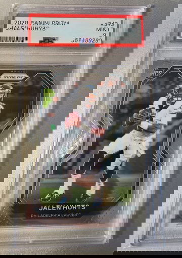 2020 Panini Prizm Rookie RC Jalen Hurts PSA 9
