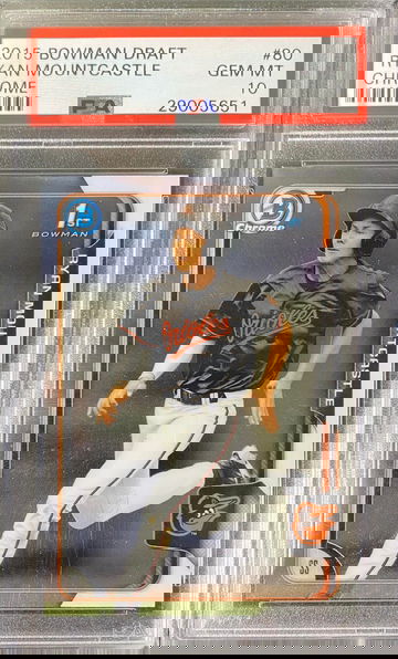 2015 Bowman Draft Chrome Ryan Mountcastle 1st Bowman PSA 10