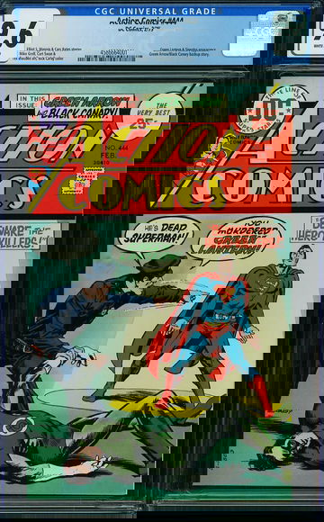 ACTION COMICS #444, CGC 9.6 NM+