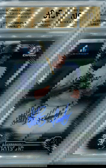 Fernando Tatis jr., BGS 9.5 auto 10