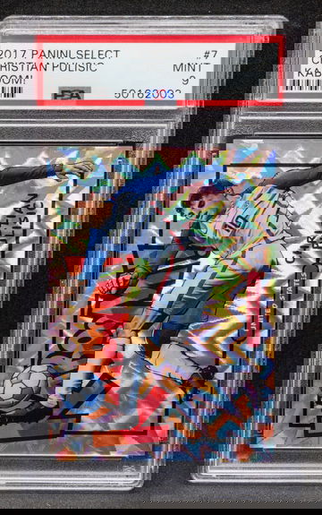 Christian Pulisic 2017 Panini Select Kaboom! United States PSA 9