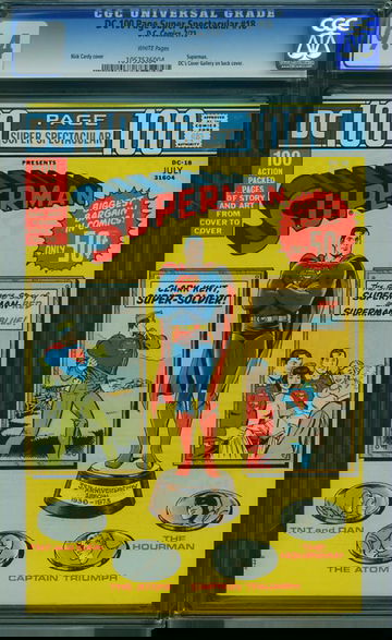 DC 100 PAGE SUPER SPECTACULAR #18, CGC 9.4 NM