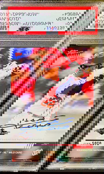 2019 Juan Soto PSA 10 World Series /99 POP 1