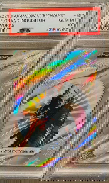 2023 Kakawow Disney Star Wars #58 Grand Inquisitor /100 Silver Fireworks PSA 10