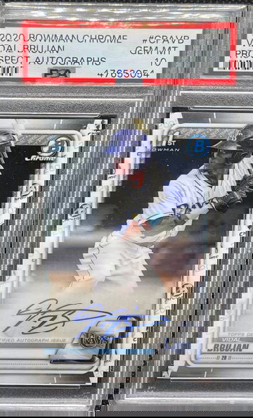 Vidal Brujan 1st Bowman Auto PSA 10