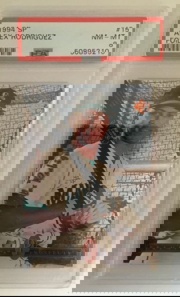 1994 SP Alex Rodriguez FOIL PSA 8