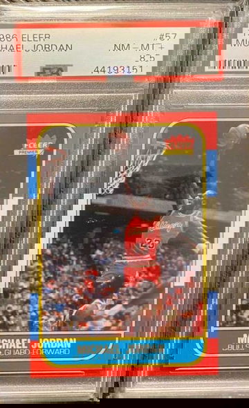 1986 Fleer Michael Jordan #57 PSA 8.5