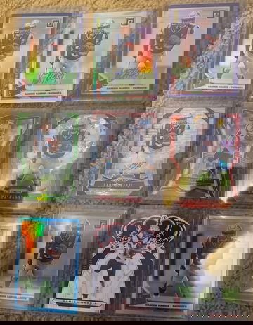 2018 Damien Harris RC Auto Parallel Prizm Optic