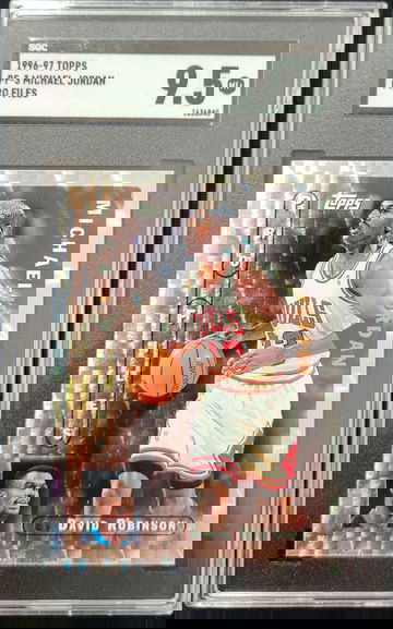 Michael Jordan 1996 Topps Pro files SGC 9.5