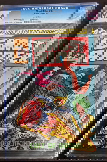 Ghost Rider #38 CGC 9.8 White Pages Marvel 10/1979