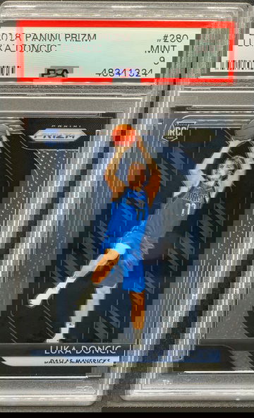 Luka Doncic 2018 Panini Prizm PSA 9