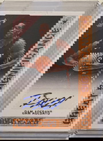 2017-18 Hoops Bam Adebayo Great Significance rookie auto!