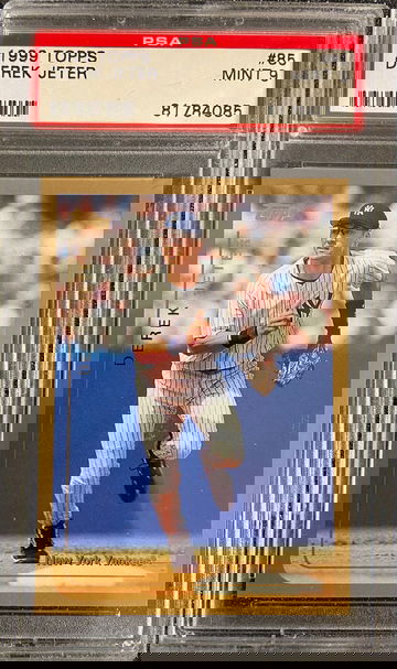 1999 TOPPS #85 DEREK JETER PSA 9