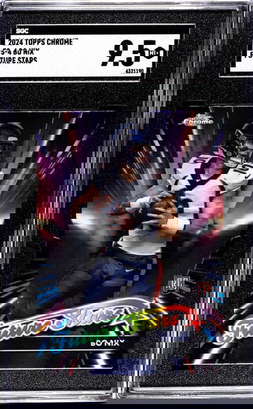 2024 Topps Chrome #FS-4 Bo Nix Future Stars SGC 9.5