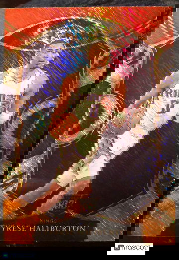 2020 Panini Select TYRESE HALIBURTON Concourse Red White Orange Shimmer Prizm RC