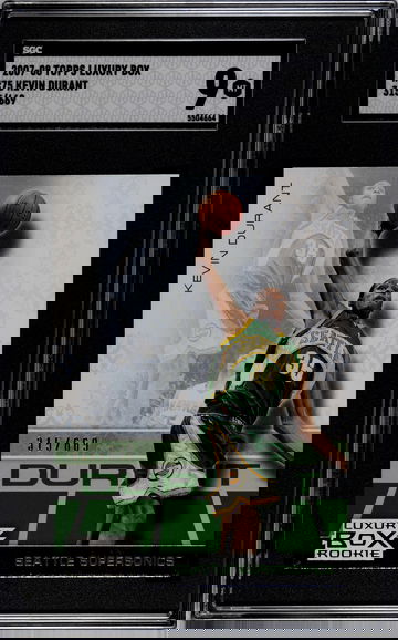 2007 Topps Luxury Box Kevin Durant #75 /669 SGC 9