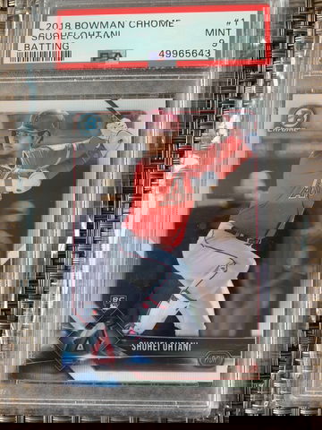 2018 Bowman Chrome Shohei Ohtani Rc PSA 9