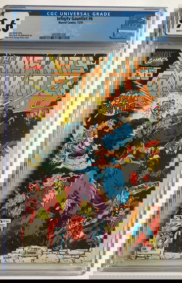 INFINITY GAUNTLET #6 CGC 9.6 THE FINAL BATTLE FREE S/H.