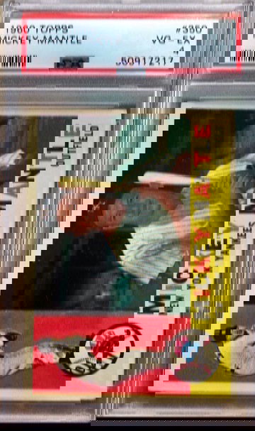 1960 Topps Mickey Mantle PSA 4