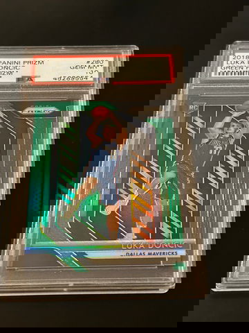 2018 Luka Doncic Green Prizm Rookie #280!  PSA 10 Gem Mint!
