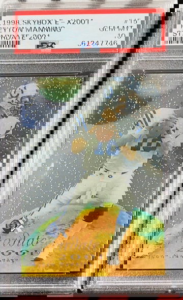 Peyton Manning Rookie 1998 Skybox E-X2001 Stardate PSA 10