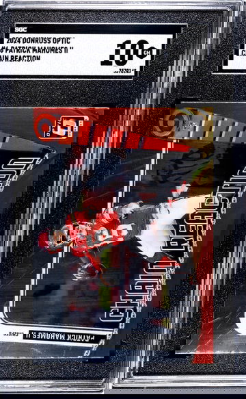 2024 Donruss Optic #6 Patrick Mahomes II Chain Reaction SGC 10