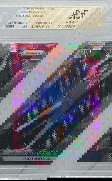 Luka Doncic 2018-19 Prizm Pink Ice BGS 9.5