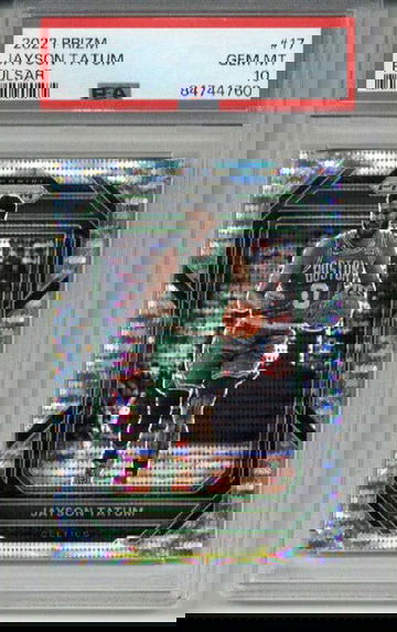 2022 PANINI PRIZM PULSAR #17 JAYSON TATUM CARD BOSTON CELTICS PSA 10 LOW POP