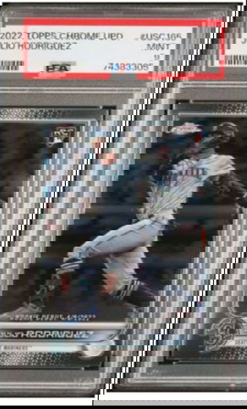 2022 Topps Chrome Update Julio Rodriguez PSA 9