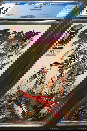 SPAWN #9 CGC 9.6 1st Appearance of ANGELA, THOR'S DAUGHTER! FREE S/H.