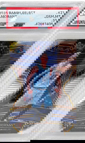 2019 Select Concourse Ja Morant #72 Rookie RC PSA 10 