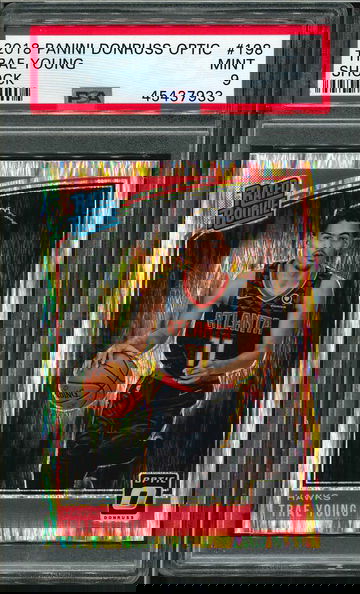 2018 Donruss Optic Shock Trae Young PSA 9 Mint