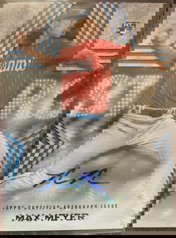 Max Meyer Auto 2023 Topps Series 1 Baseball Stars Rookie RC #BSA-MME Marlins