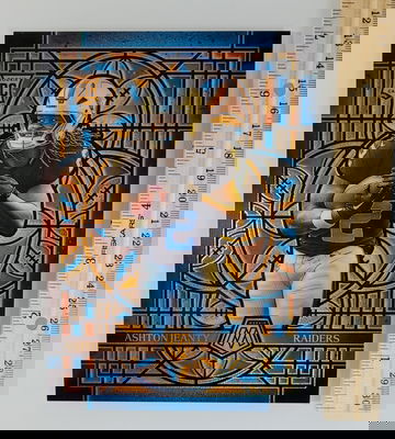 2025 Panini Mosaic Stained Glass Oversized #14 Ashton Jeanty