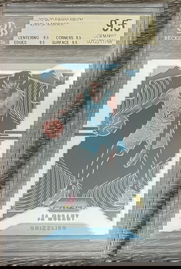 2019-20 panini prizm ja morant #249 rookie card rc bgs 9.5 gem mint 