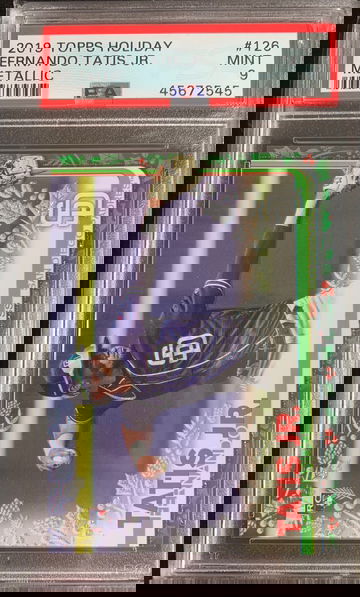 2019 Topps Holiday Metallic Fernando Tatis Jr. PSA 9