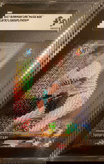 2017 Bowman Chrome Mega Box Shohei Ohtani SGC 9