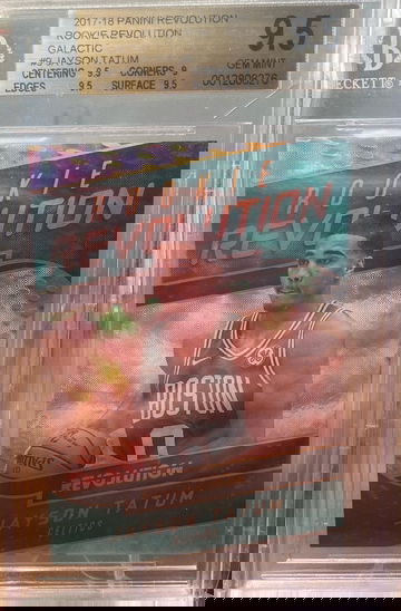 JAYSON TATUM ROOKIE REVOLUTION GALACTIC BGS 9.5 2017-18 #9 GEM MINT CASE HIT SSP