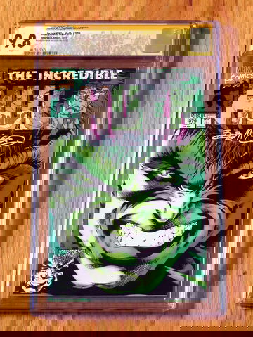 INCREDIBLE HULK #379 CGC SS 9.8 WP 1991 Signature Series signed Bob McLeod POP 2