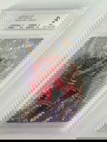 1995-96 Flair New Heights Michael Jordan BGS 9